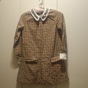 Burberry Checkered Dress w/ Glasses